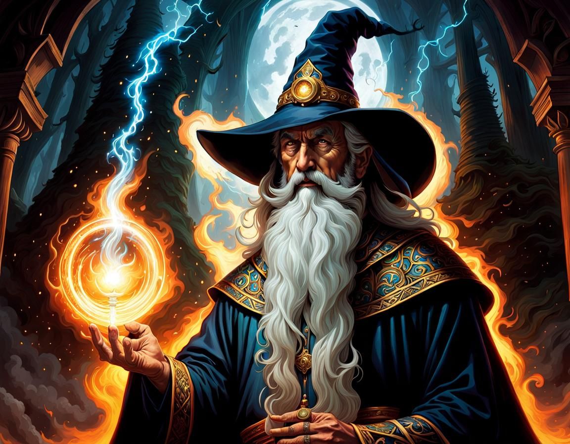 The Sorcerer's Power  by @Toad_Warrior