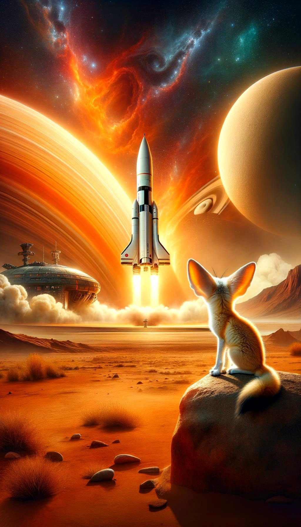 Saturn Bound  by @Shywolf