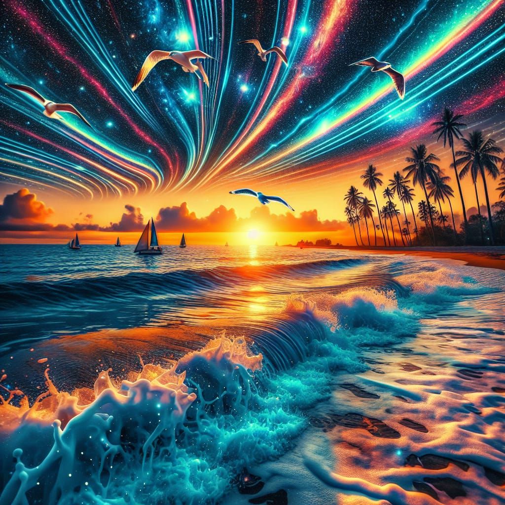 Cosmic Beach  by @EL