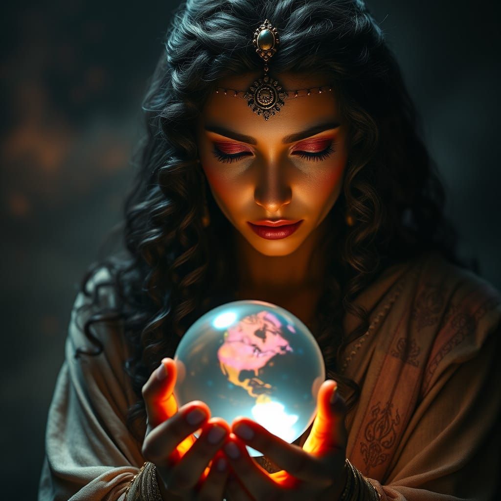 Mystische Wahrsagerin 