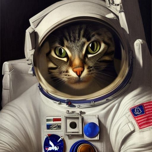 Catstronaut - AI Generated Artwork - NightCafe Creator