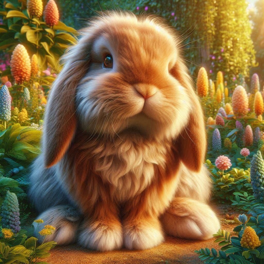 Summer Bunny Portrait