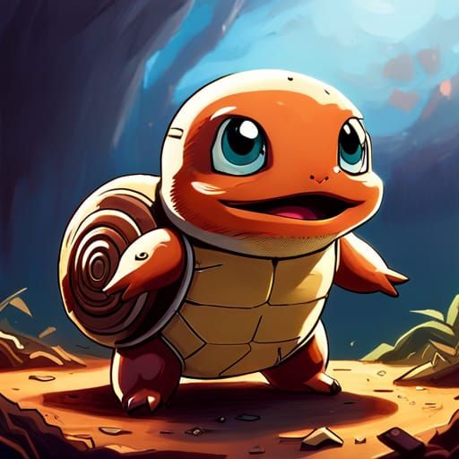 Squirtle X Charmander Ai Generated Artwork Nightcafe Creator