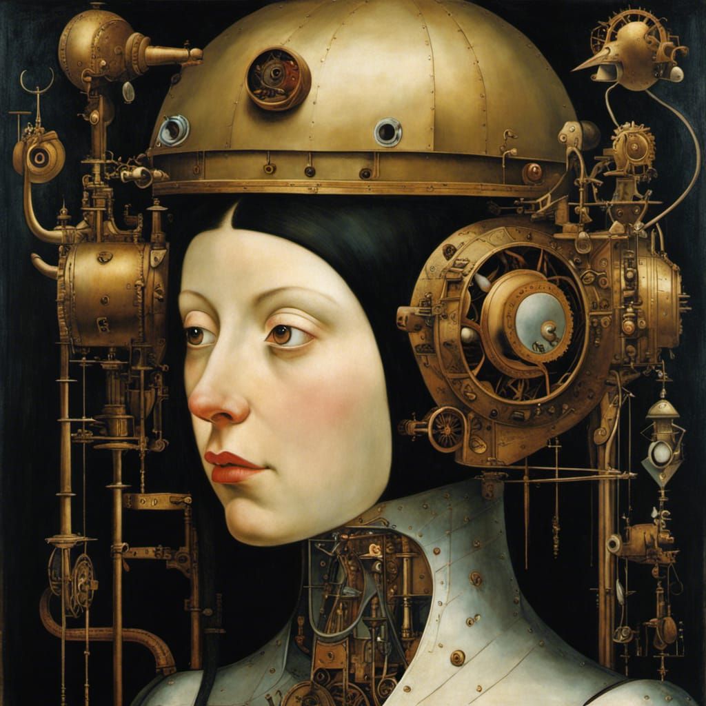 "Mechanical Woman II." by Hieronymus Bosch