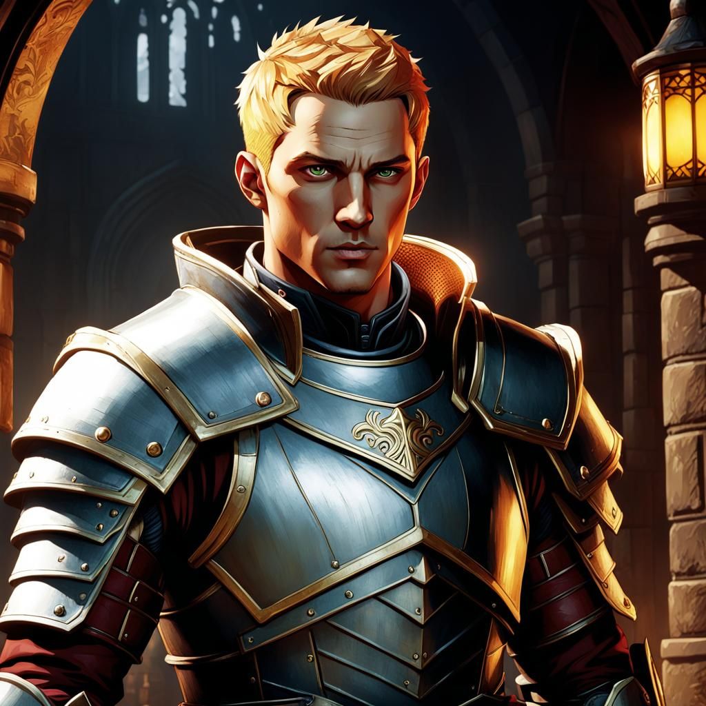 Alistair from Dragon Age Masterpiece, Best Quality, flat, Manga Scan ...