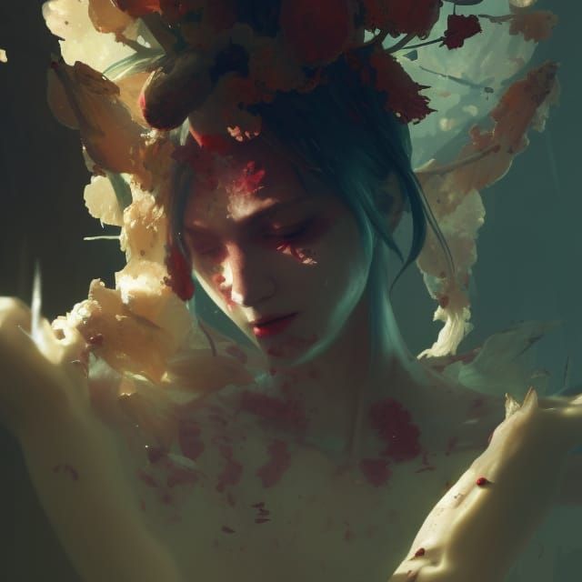 She is beautiful. As a rotten flower, she decayed into nothi...