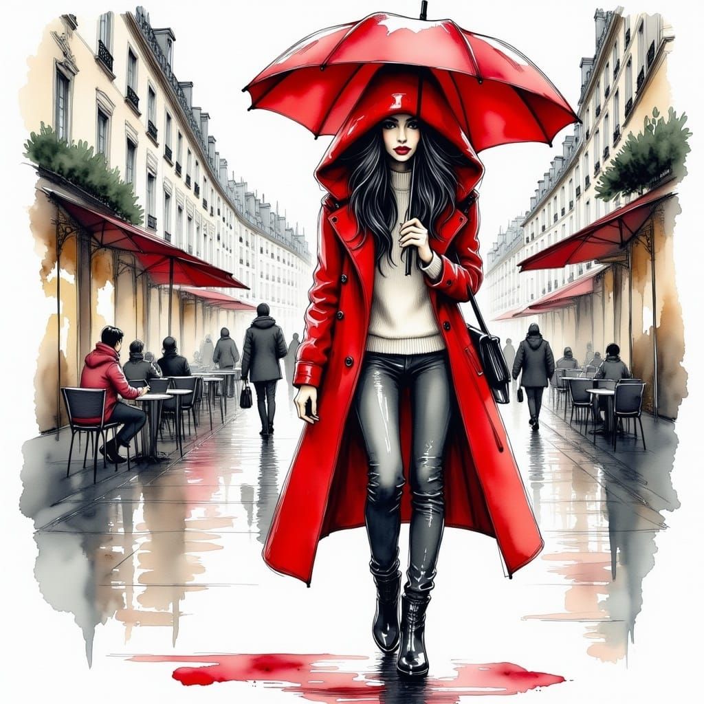 <lora:InkDrawingflux:1.0> 