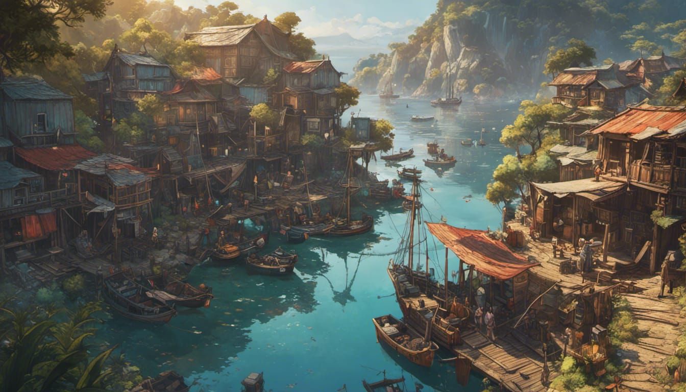 Pirate Bay - AI Generated Artwork - NightCafe Creator