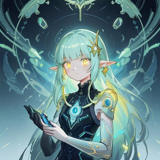 Girl with Green Eyes