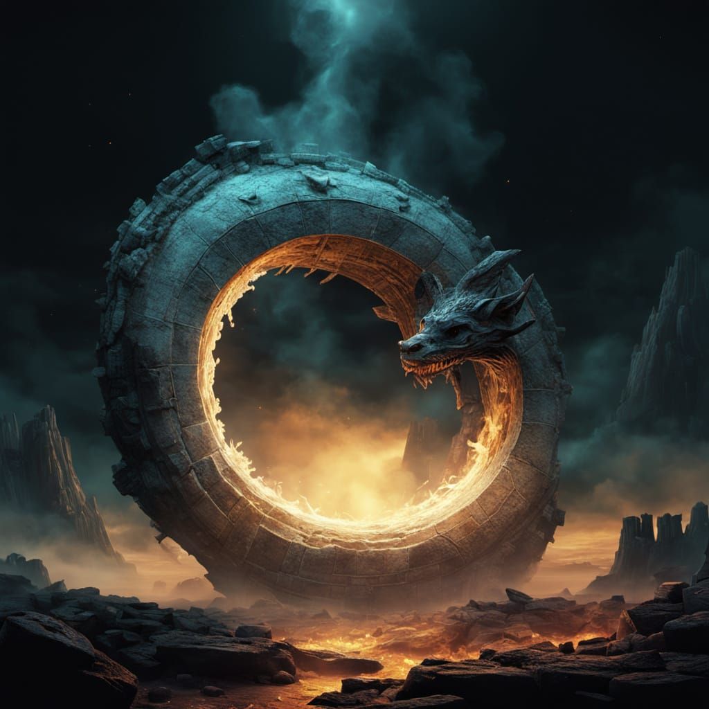 A captivating 3D render in the haunting and surreal style of Zdzisław Beksiński, showcasing "Entanglement Eldritch," bathed in the harmoniou...