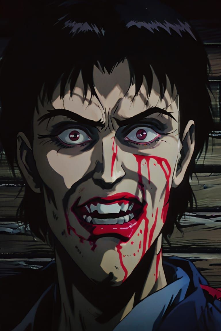 Deadite (Horror Icons in '90s Anime Style)