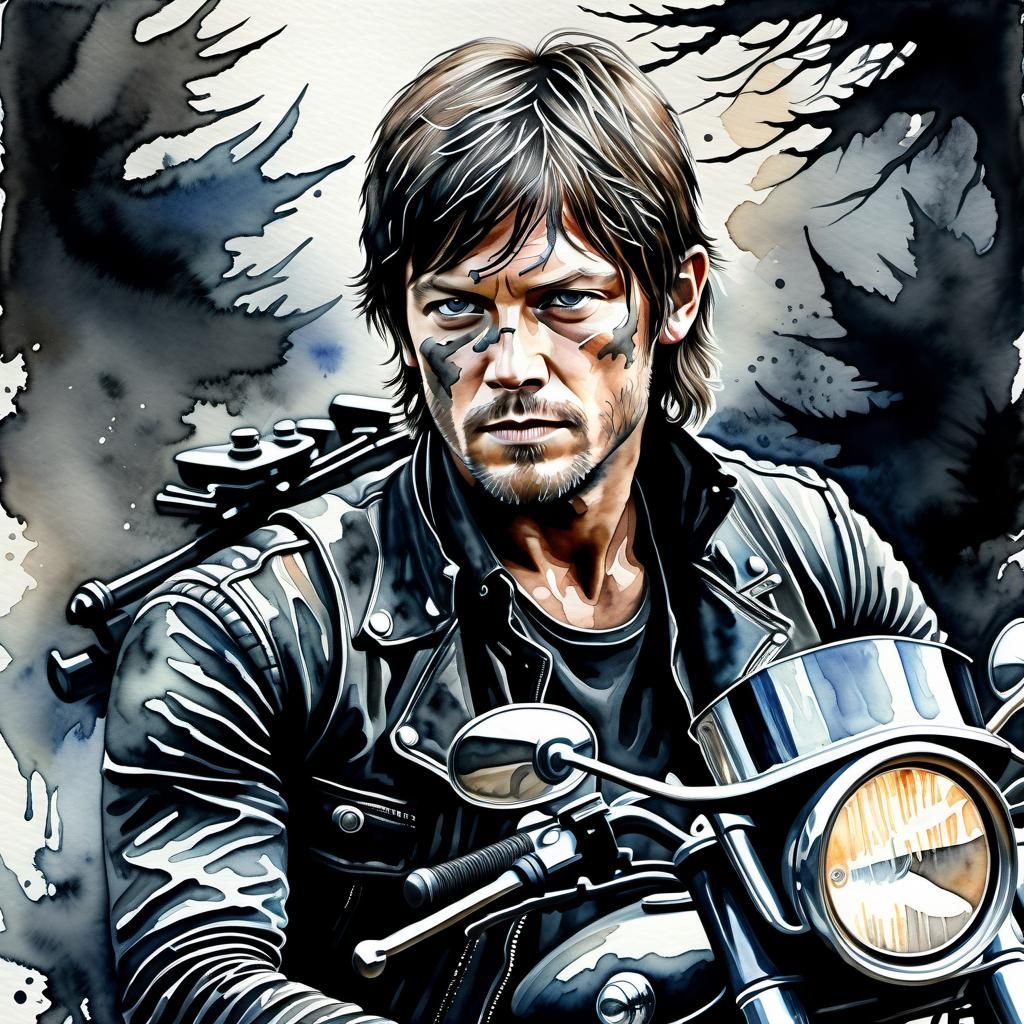 Daryl Dixon - TWD - AI Generated Artwork - NightCafe Creator