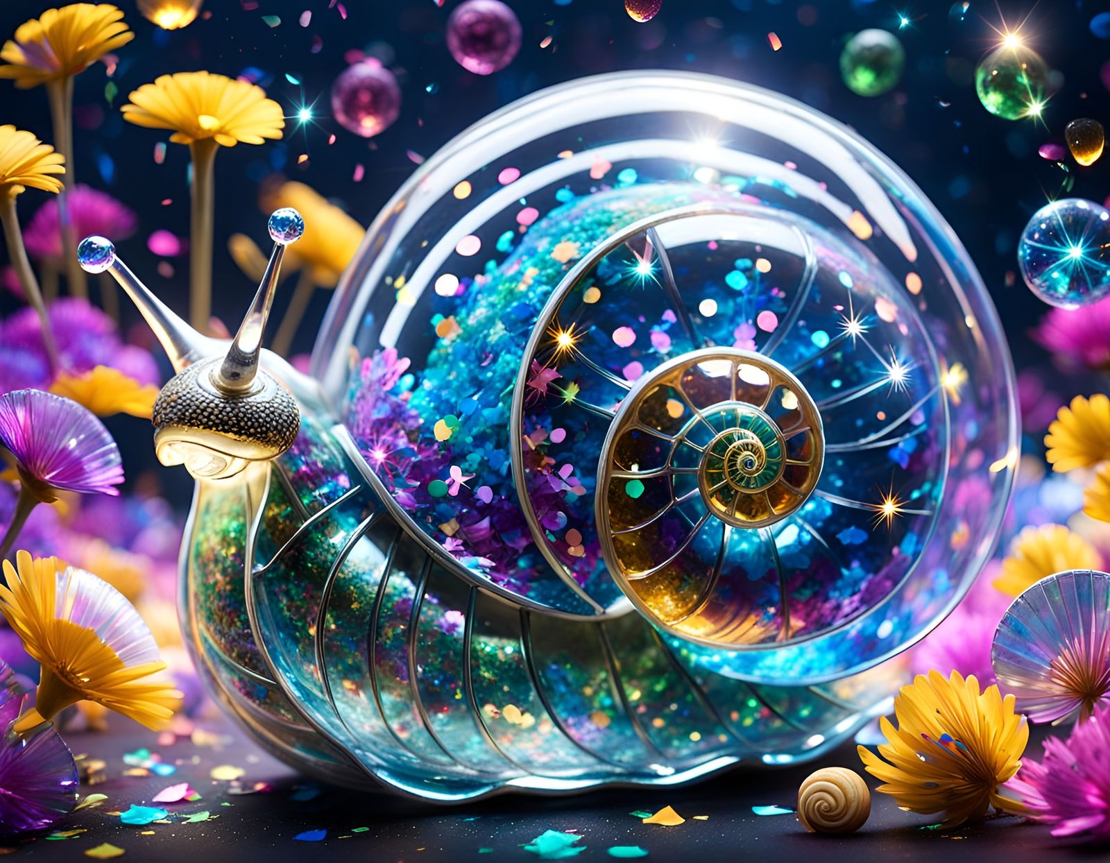 Confetti Snail Shellabration  by @Schmooz