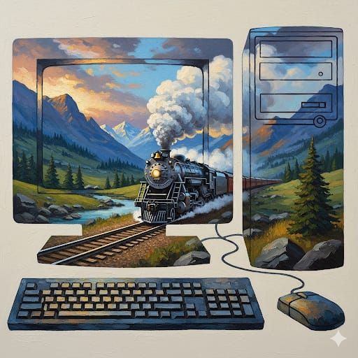 מחשב - רכבת