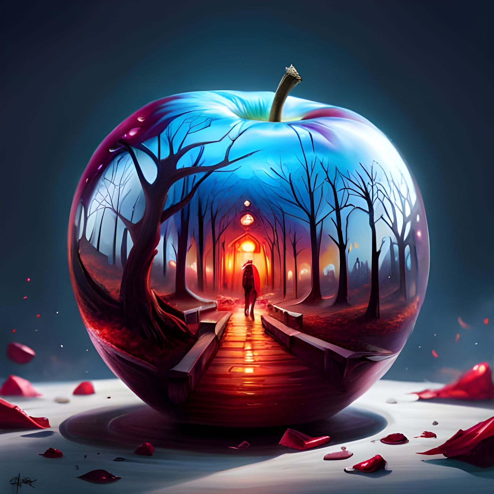 Winter apple  by @bamaresova