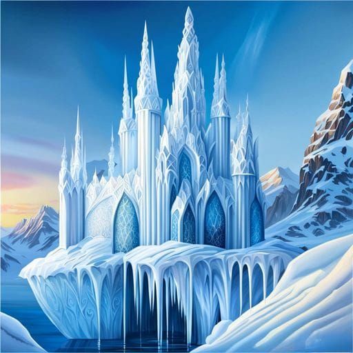 Ice Palace - AI Generated Artwork - NightCafe Creator