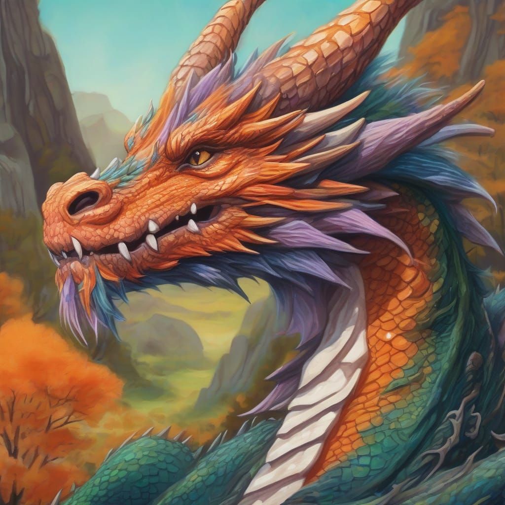 Dragon portrait 