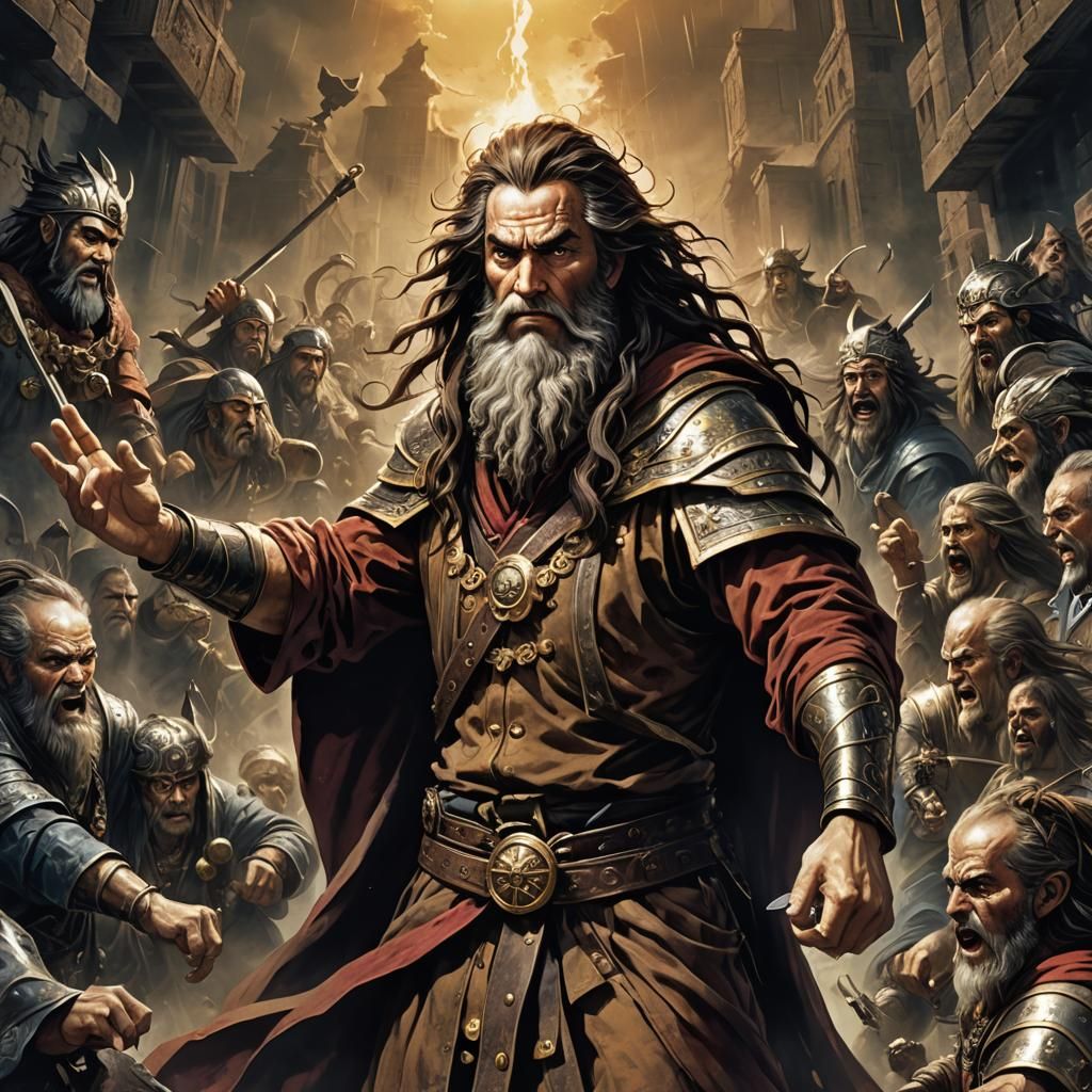 Wacky Historical Photos Moses and the ten comandments Master...