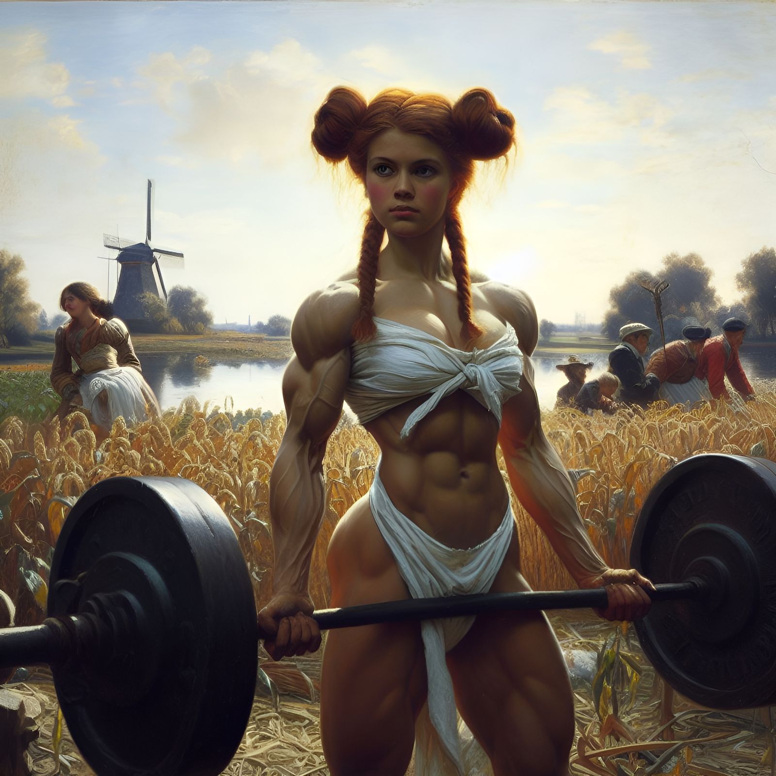 Pippi Longstocking - Female Bodybuilder