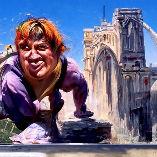 Quasimodo goes to the pride parade