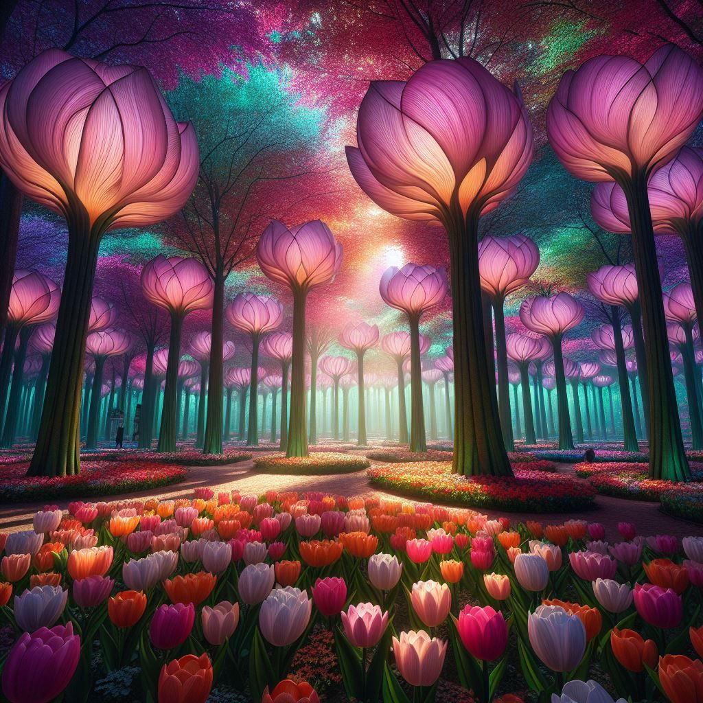 The tulip forest