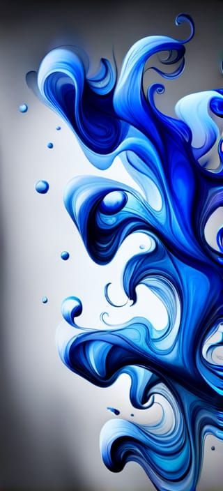 Magic Ink flow: black background, 8k resolution photorealist...