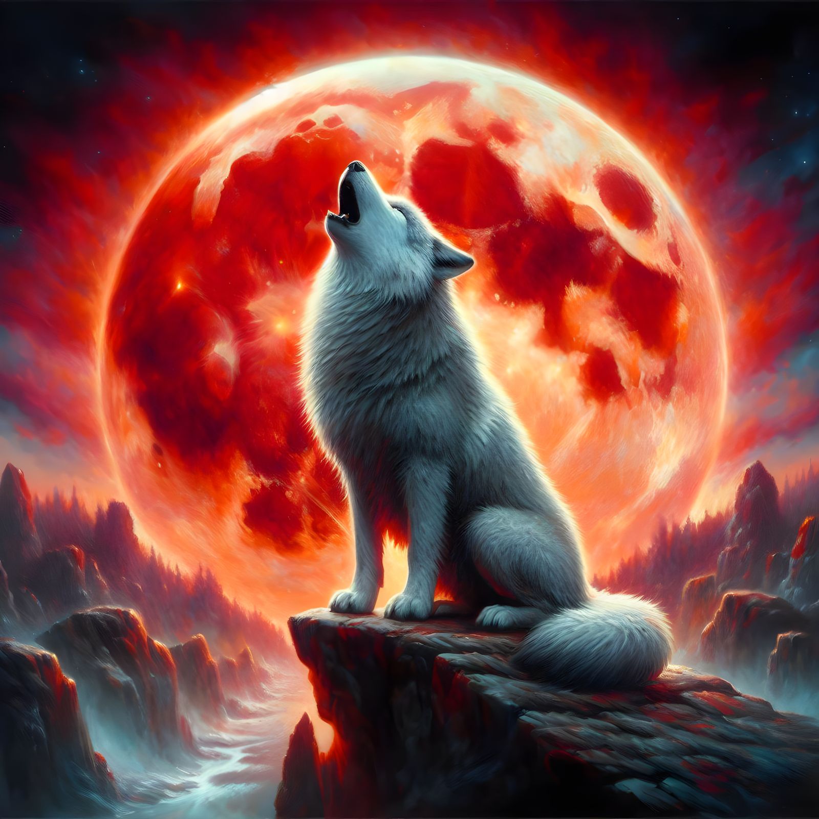 Howling At The Blood Moon