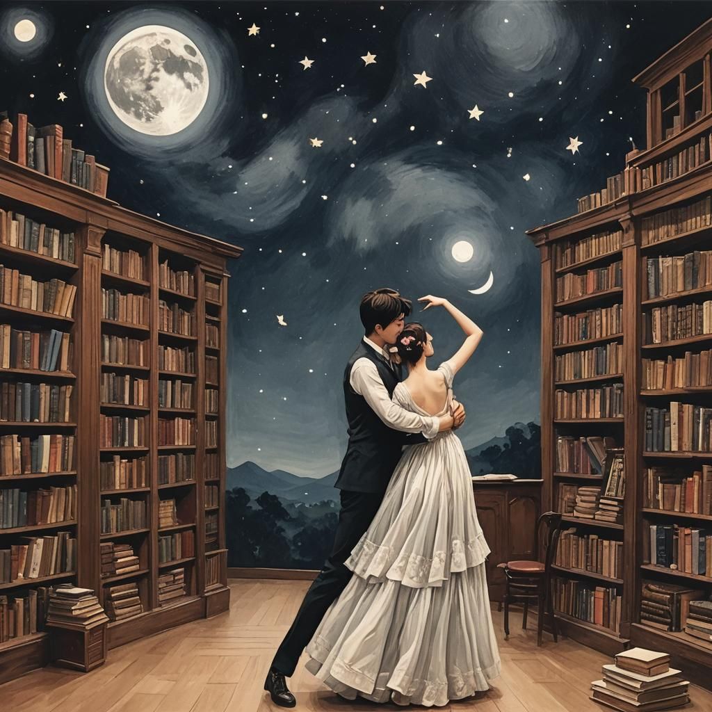 Romance under the moonlight