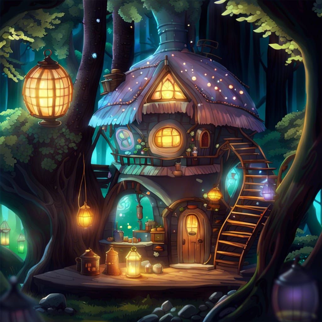 Magical Cabin in the Woods 