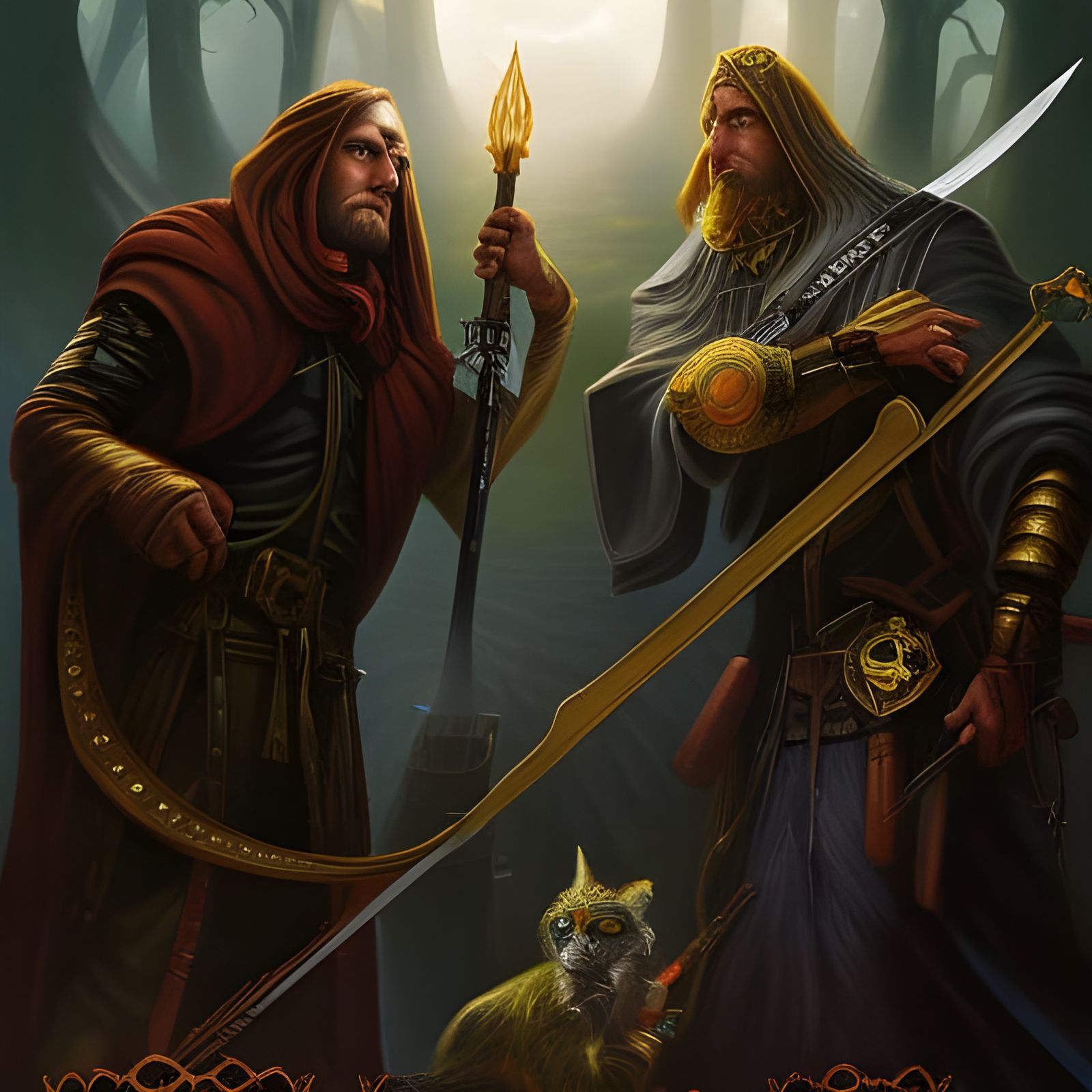 The Iron Brotherhood AI Generated Artwork NightCafe Creator