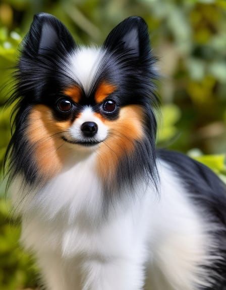 Papillon best sale and pomeranian