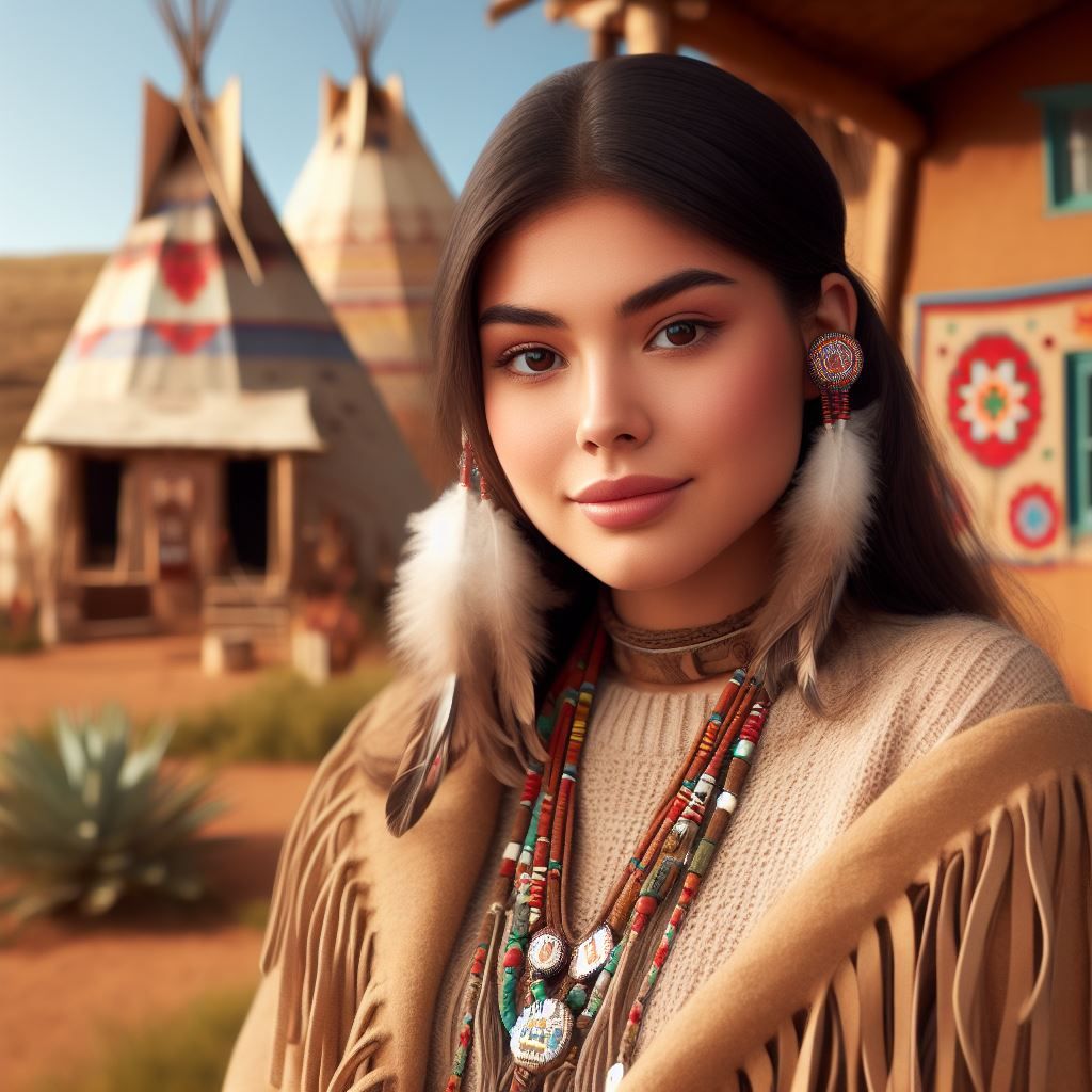 Native American Woman of the Hopi Nation