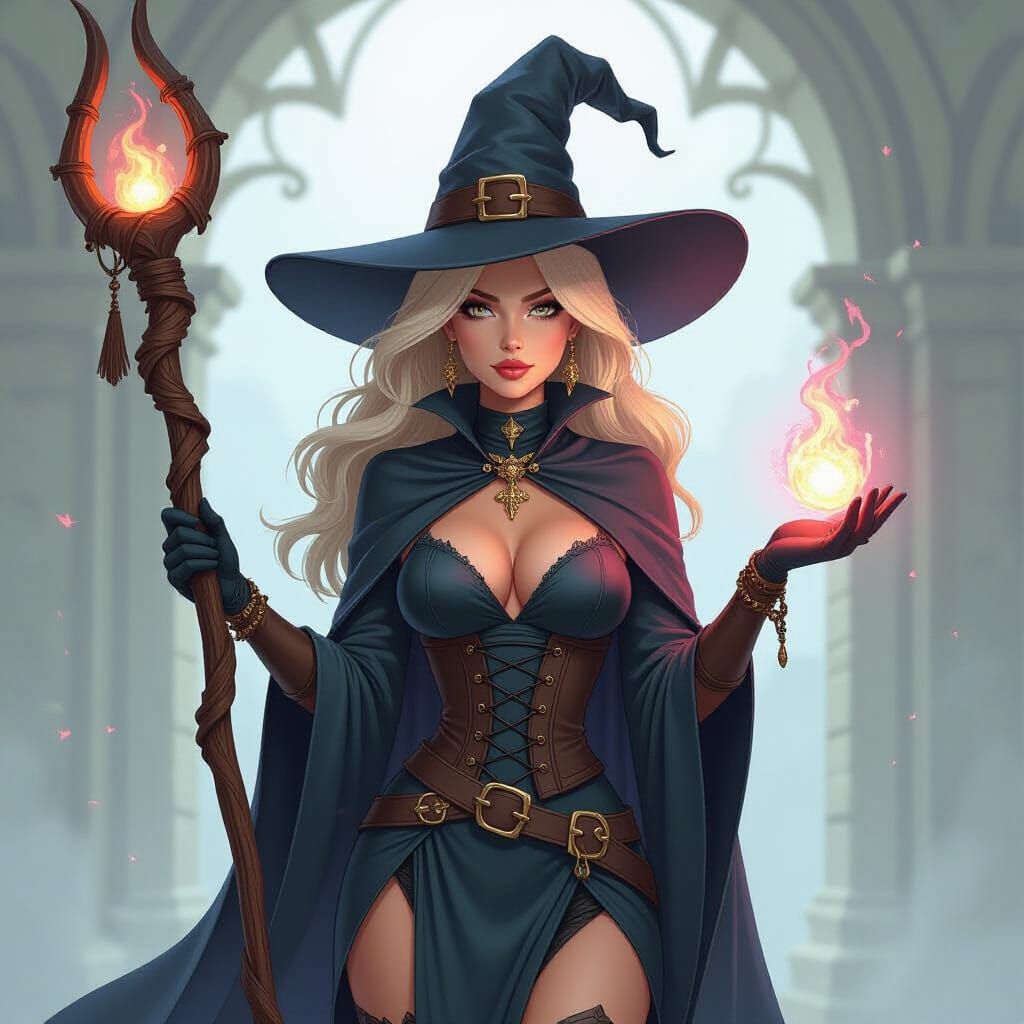 DnD steampunk witch v2