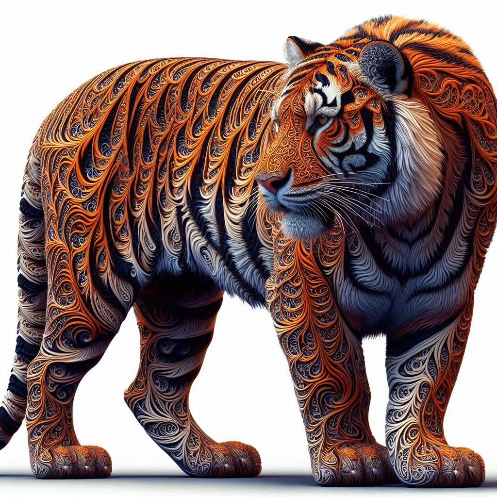Fractal Tiger #2