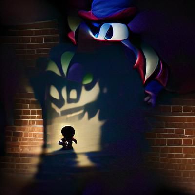 You see a familiar face in the shadows...