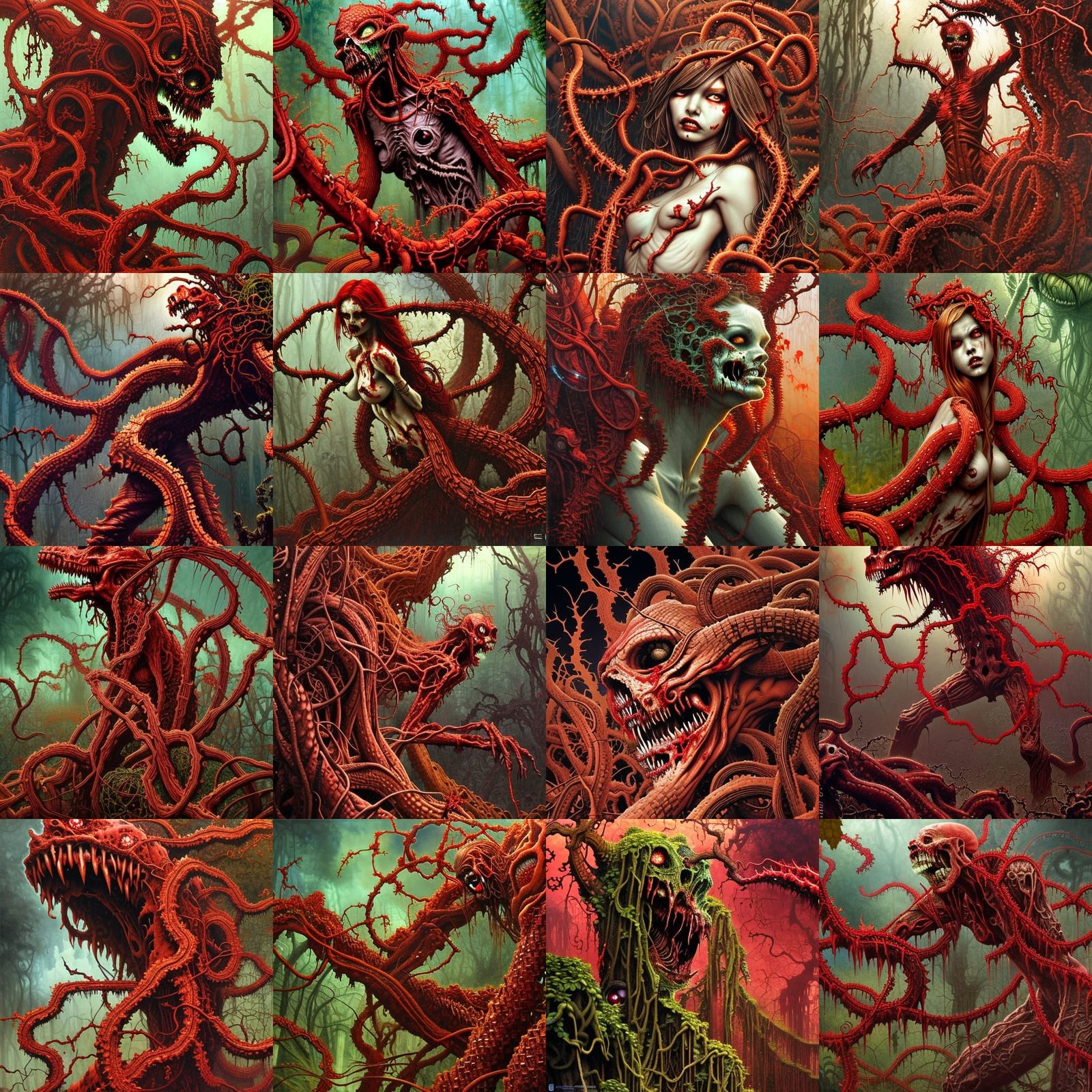 Red Weed Creeper