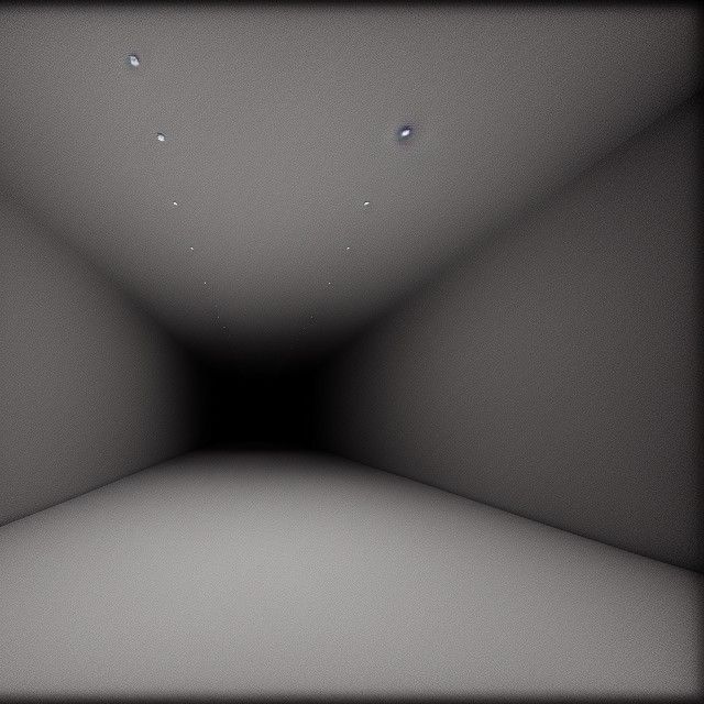 Nothingness in the void photorealism