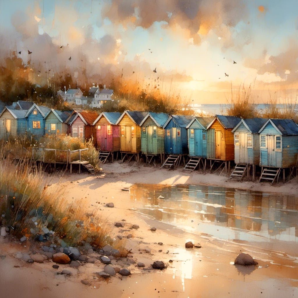 Norfolk Beach huts