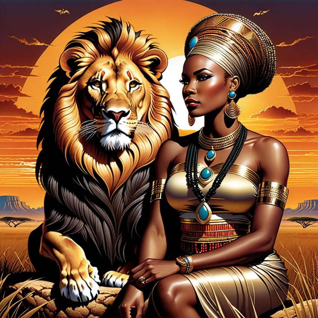 The Queen and her protector