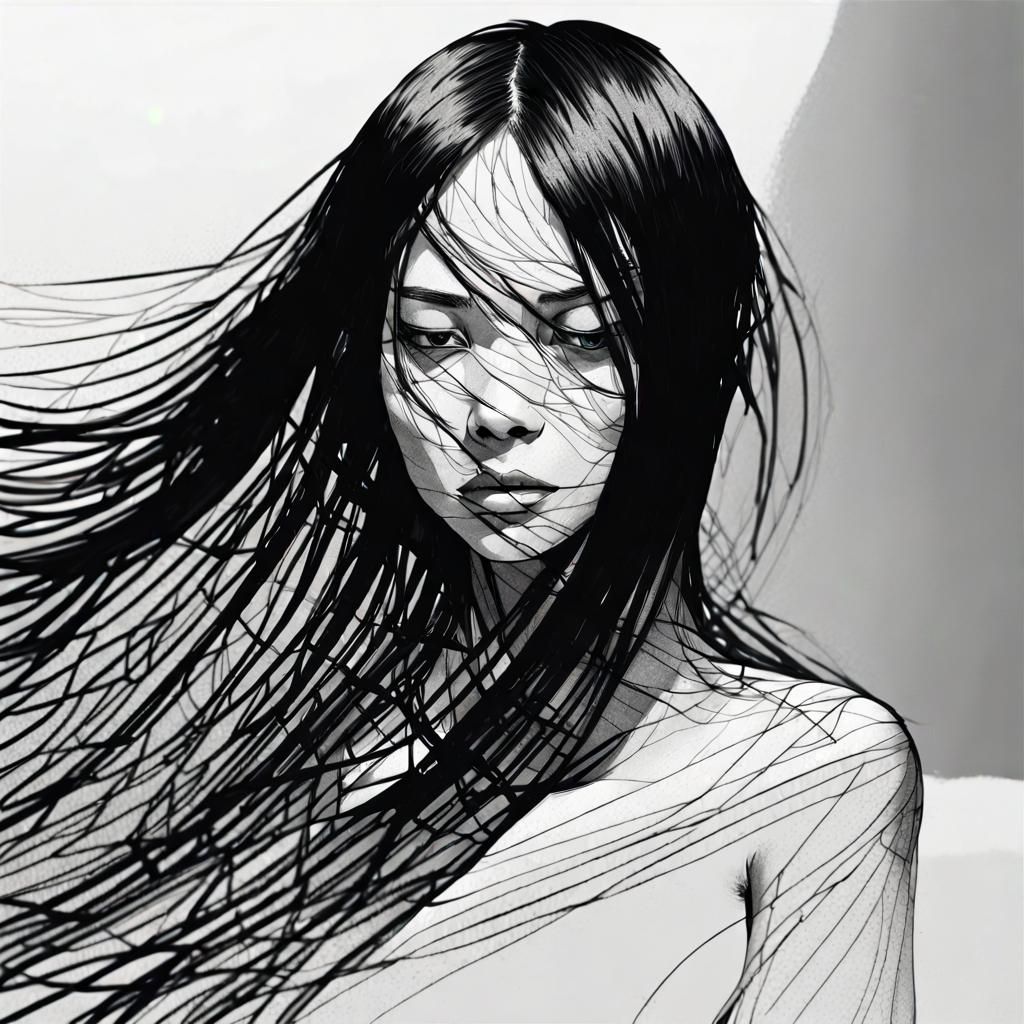 One line Art AI Generated Artwork NightCafe Creator