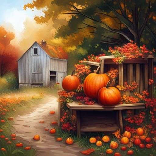 I can’t wait for fall! - AI Generated Artwork - NightCafe Creator