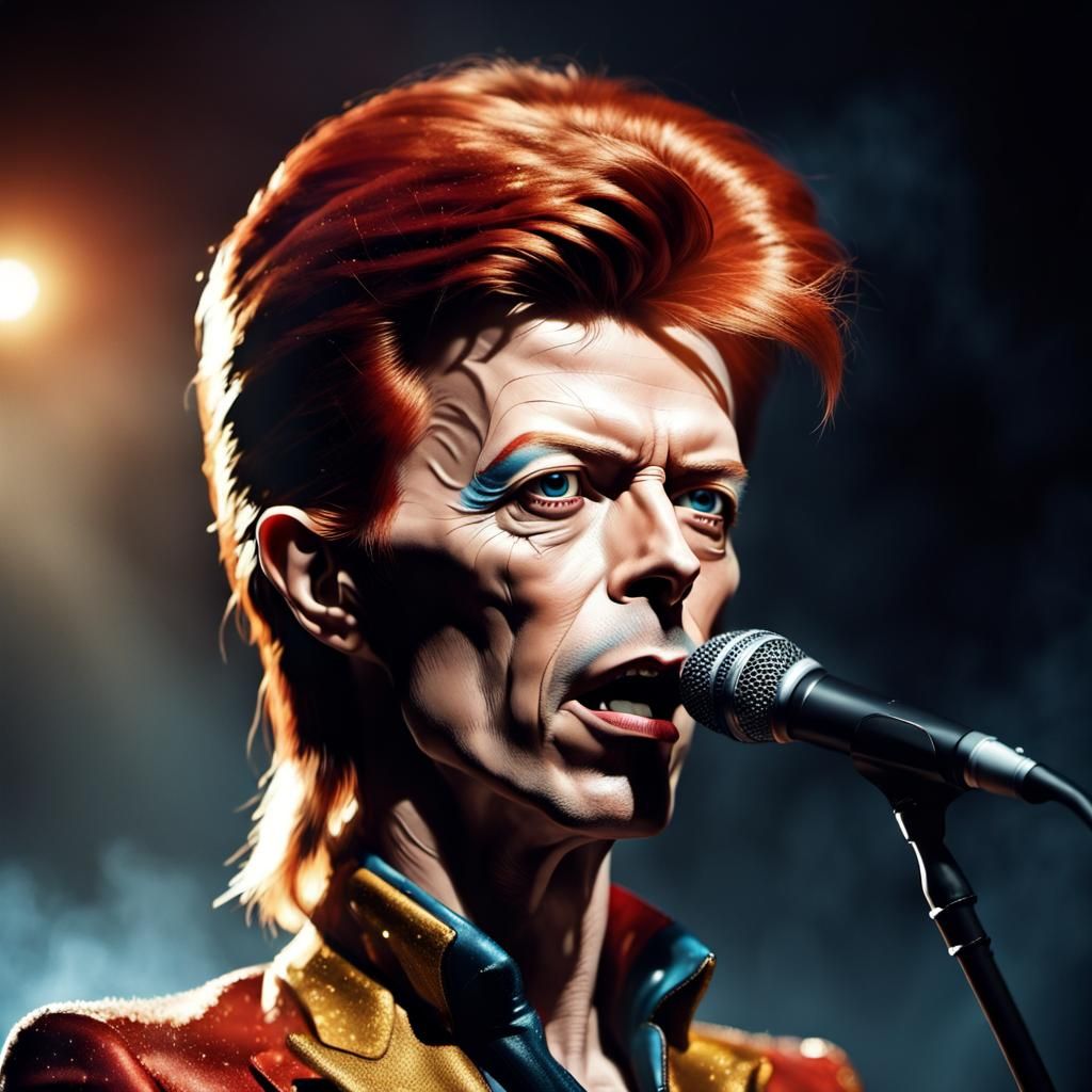 David Bowie - AI Generated Artwork - NightCafe Creator