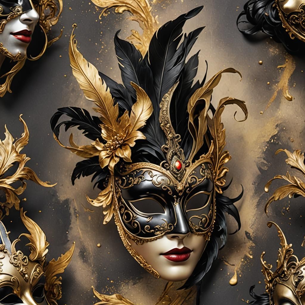 Masquerade mask - AI Generated Artwork - NightCafe Creator