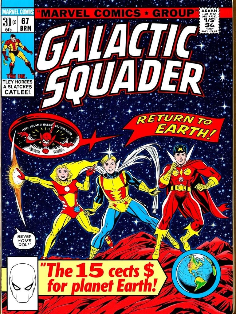  The Galactic Squadron  by @Eduardo