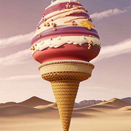 Fata Morgana Ice Cream Cone