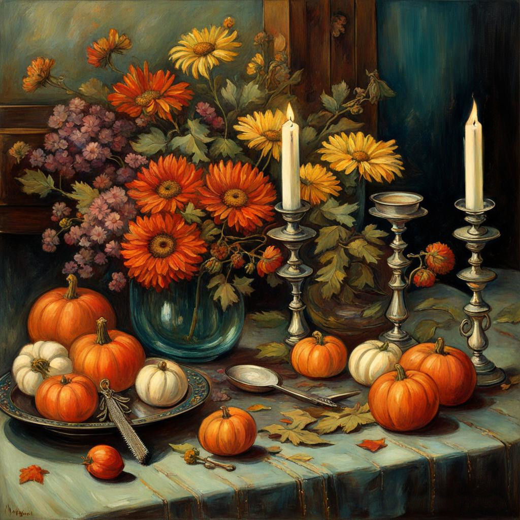 Fall still life - AI Generated Artwork - NightCafe Creator