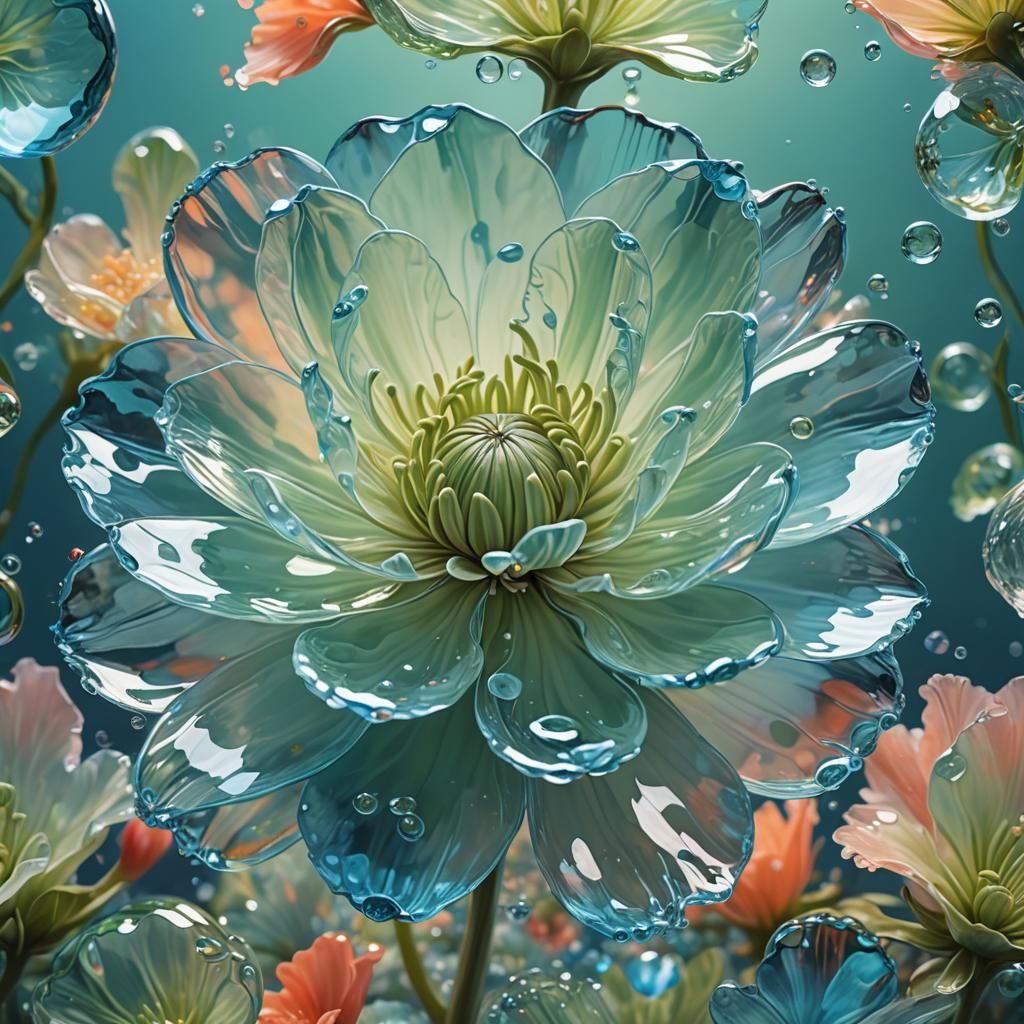 Glass flower