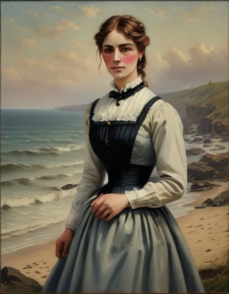 A Beautiful young Victorian Woman <lora:Victorians:1.0> 