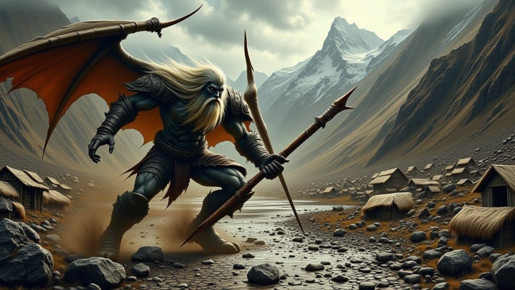  <lora:Giants and Vikings:1.0> 