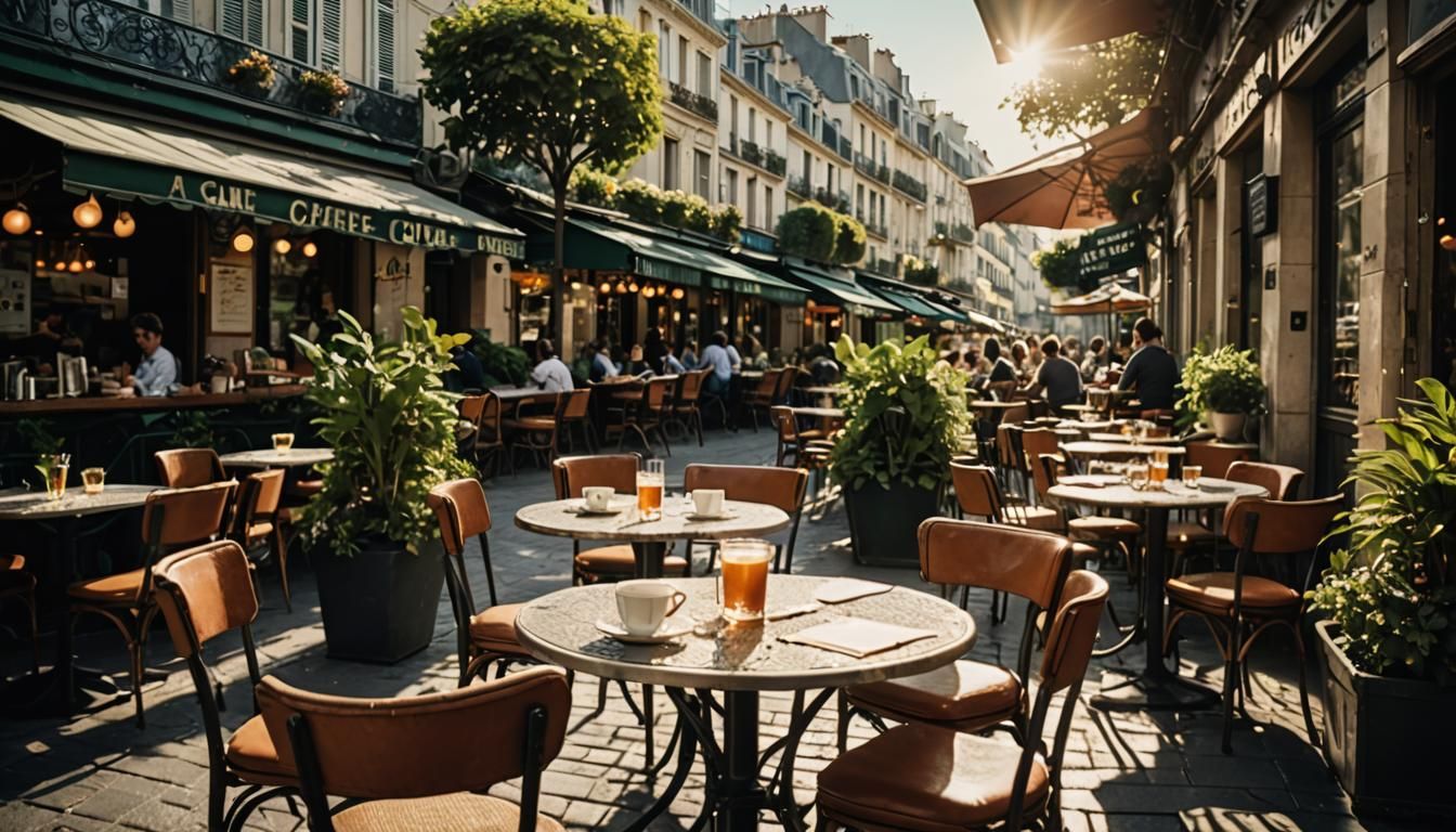 les terrasses de café Parisiennes